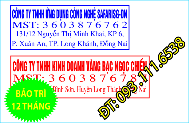 Khắc dấu vuông - Dấu shop bán hàng tại Biên Hòa Đồng Nai